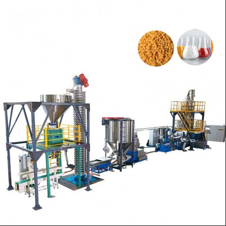 Linia do mieszania bioplastików JWELL wypełniona skrobią